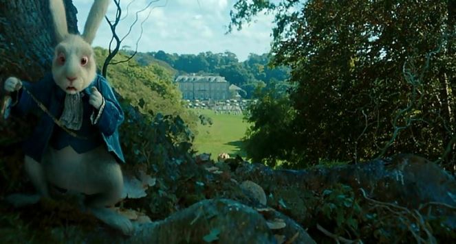 Wouldn't you follow a white rabbit in a blue waistcoat holding a pocketwatch too?