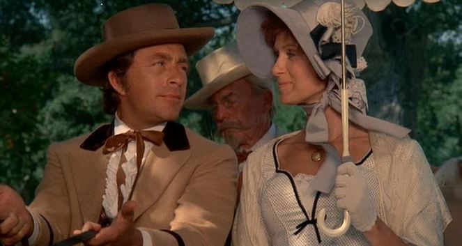 "So...when we get to New Orleans, can I exercise my husbandly perogatives?" "You'll just have to wait and see, Mr. Donovan, you'll just have to wait and see."