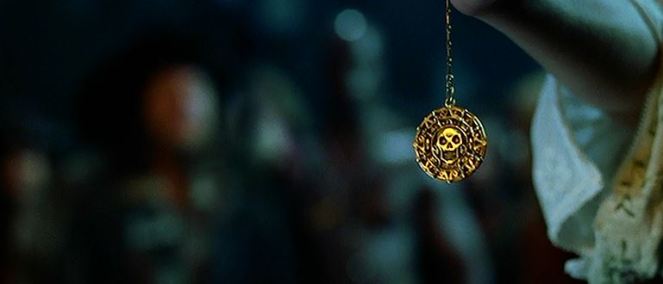 We have no idea why this gold coin is so important, but any coin that actually has a skull impressed on it can't lead to anything good.