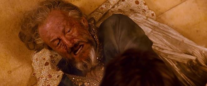 Well, it's more of a marinated-in-a-substance-that-causes-skin-burns-and-violent-reactions robe than a poisoned one!