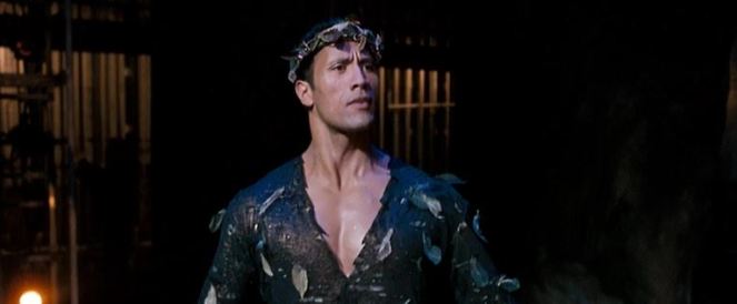 If I didn't know better, I'd say that it looks like Dwayne Johnson is performing 'A Midsummer Night's Dream'."