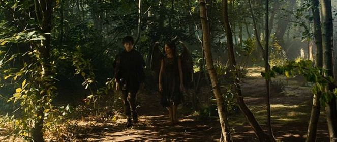 "You're easily swayed, you know?" "Yeah,  that's why I got signed for this film!"