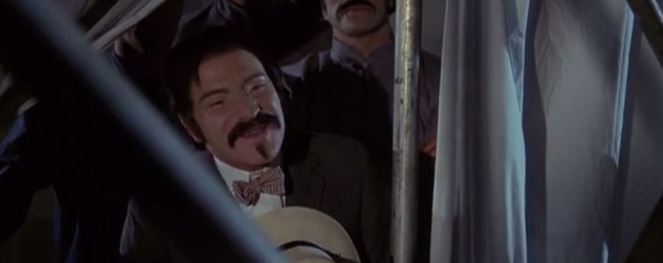 Yep, another white guy playing a Chinese! Putting that aside for a moment, I have some cool Star Wars trivia for you! He provided the voice of Emperor Palpatine in the original release of The Empire Strikes Back!