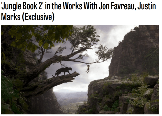 That is, until the sequel comes out! What in the world could this be about? It's pretty apparent that Shere Khan is dead, so who will serve as the new villain? Will King Louie survive and plot his revenge? I wonder.